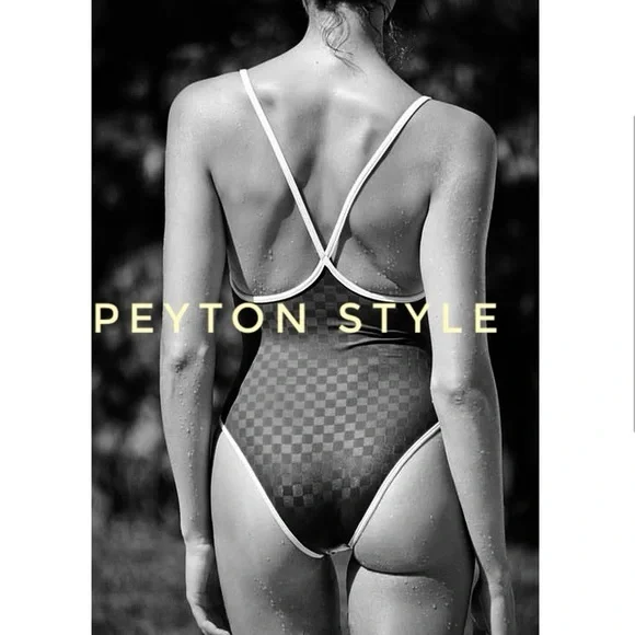 ACACIA - Piped Peyton Full Piece Swimsuit in Citrine - XL - Picture 6 of 16